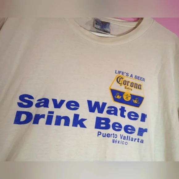 Vintage 90s Corona Beer Mexico T-Shirt - Picture 3 of 7